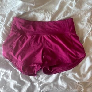 Lululemon Low-rise Speed up shorts 4”